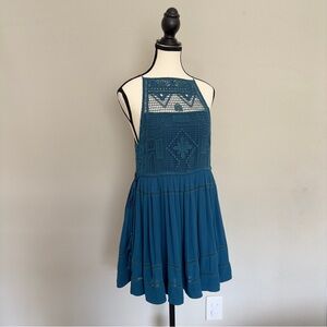 *FREE PEOPLE* Crochet Mini Dress